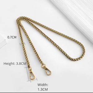 BRONZE Unbranded chain for bags as crossbody 120cm💐💖